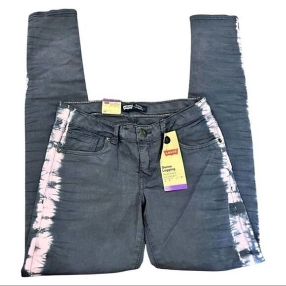 NWT Levis Denim Legging gray and pink size 14 reg - Picture 7 of 9